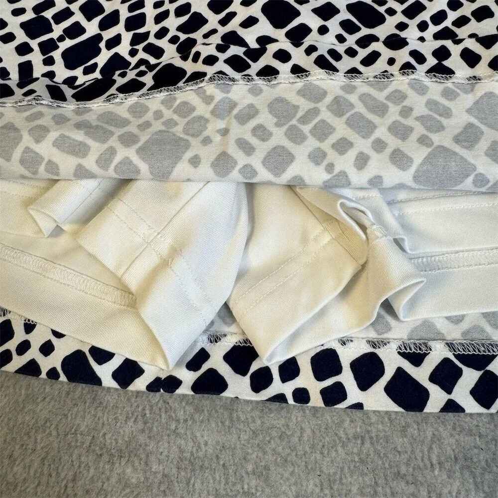 Lady Hagen Skort Womens Size 4 Navy & White Geometric Golf Tennis Shorts